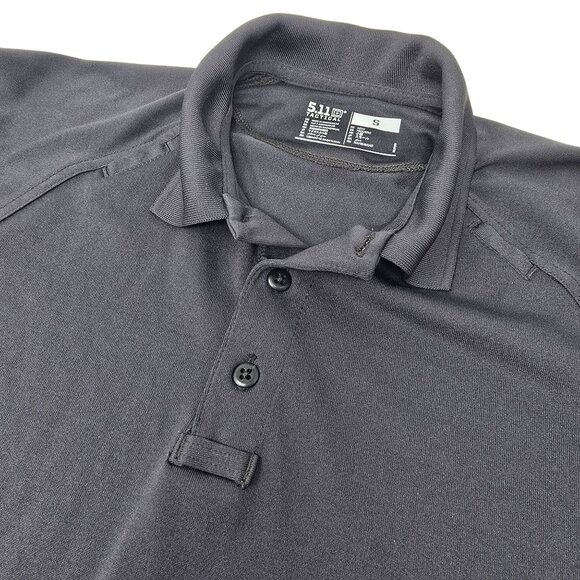 5.11 Tactical Short Sleeve Polo Shirt Small Men's Gray Short‎ Sleeve - Picture 1 of 5